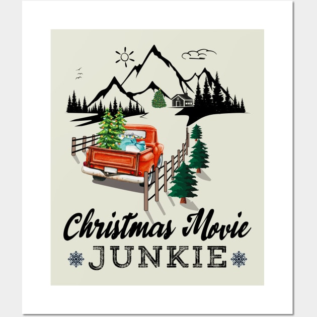 Christmas Movie Junkie Wall Art by Blended Designs